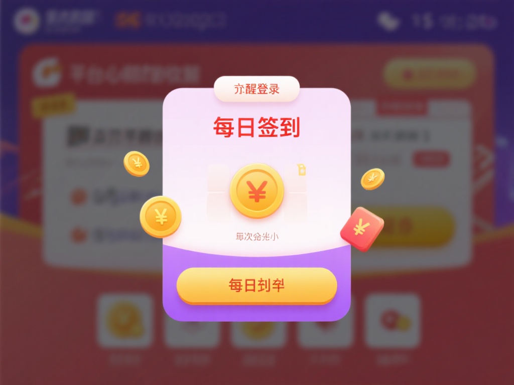 每日签到奖励：平台可能会设置每日登录赠送积分或小额