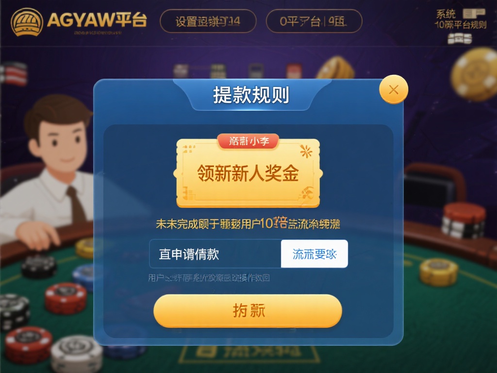 ag亚游平台通常会设置一些提款规则，比如最低提款金