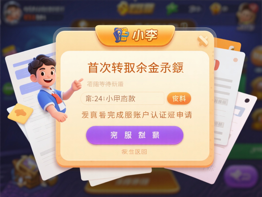 以某位玩家的经历为例，小李在首次尝试提取资金时，因